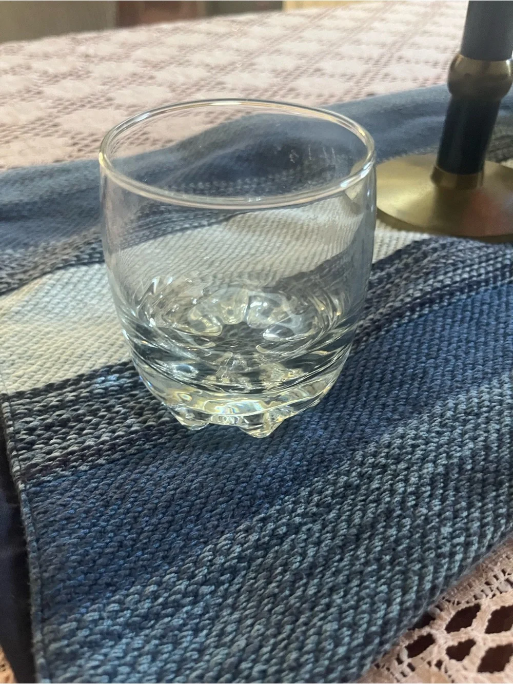 Clear Whiskey Glass  - Classic Dining Glass in Transparent Clear